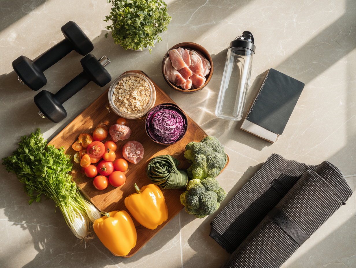 Персональний тренер працює з клієнтом